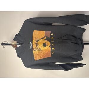 Preowned Naruto Uzumaki Graphic Men's Hoodie (Small)